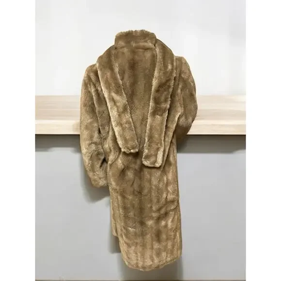 Vintage Women’s 1950’s Tissavel Of France For Country Pacer Faux Fur Coat Size L - Picture 5 of 16